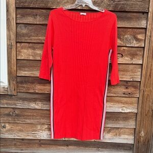 open lace back dress GERRY WEBER, Figure Defining Sheath Dress, Red main image 1